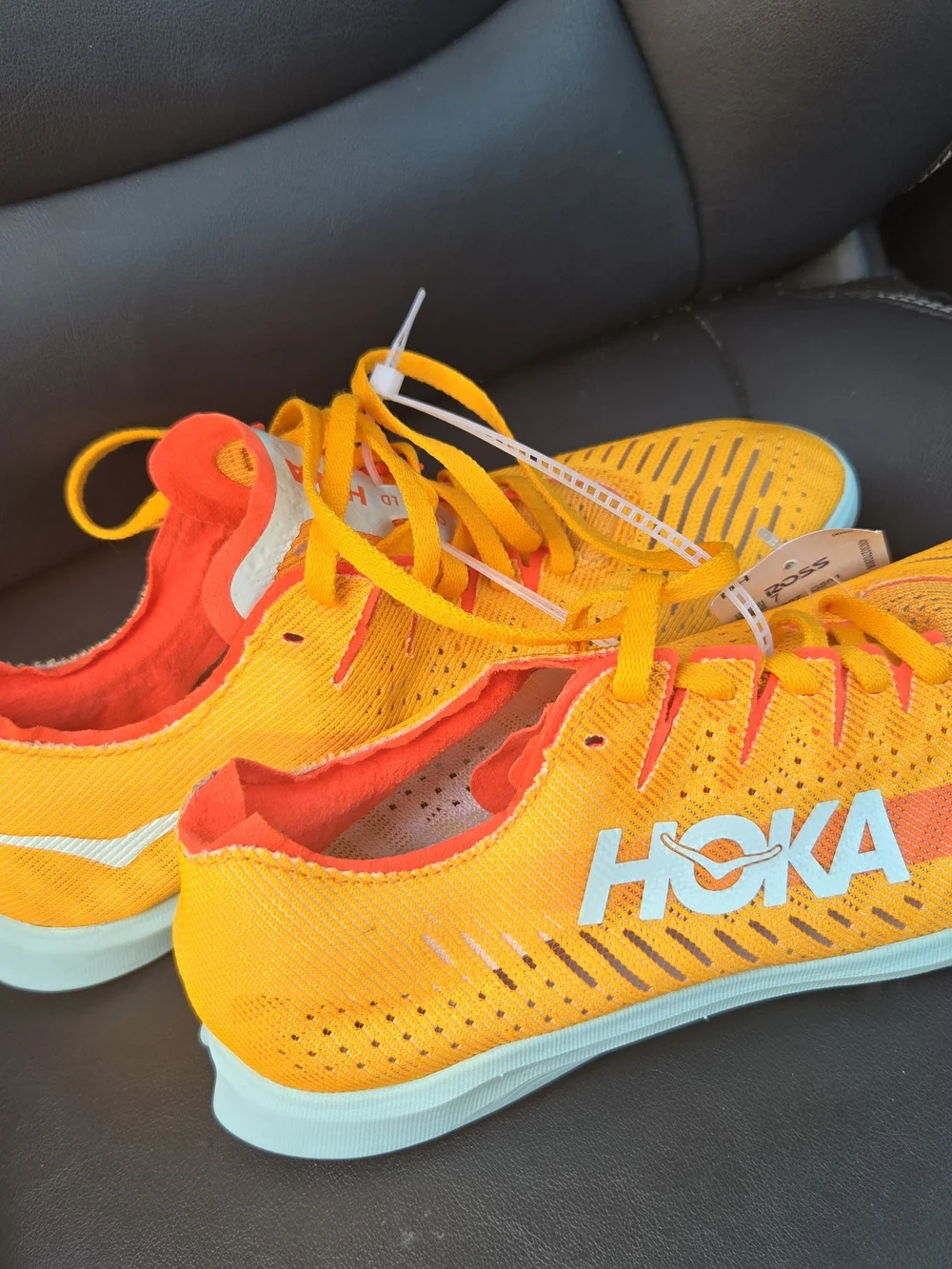 Hoka Orange Women's Track Shoes